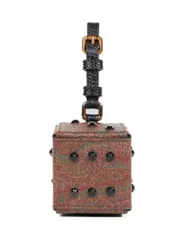 Кошелек для монет с узором пейсли ETRO, коричневый