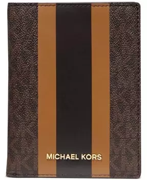 Кошелек для паспорта с логотипом Bedford Michael Kors, розовый
