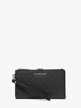 Кошелек для смартфона с логотипом Adele Michael Kors, черный