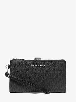 Кошелек для смартфона с логотипом Adele Michael Kors, черный