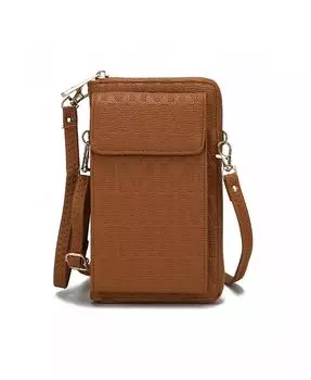 Кошелек для телефона Caddy через плечо от Mia K Mkf Collection, бежевый