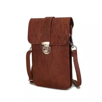 Кошелек для телефона через плечо MKF Collection Ulla Signature XL от Mia K, цвет Camel