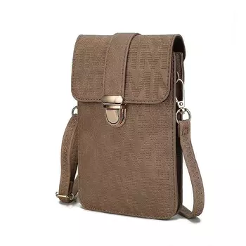Кошелек для телефона через плечо MKF Collection Ulla Signature XL от Mia K, цвет Taupe
