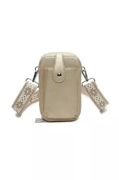 Кошелек для телефона через плечо Riya PU Fontanella Fashion, металлик