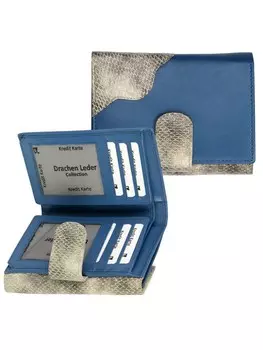 Кошелек DrachenLeder Portemonnaie Leder Damen, Jugend Geldbrse Schlangenoptik