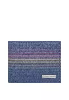 Кошелек DREIFACH FALTBARES Quiksilver, сине-серый