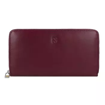 Кошелек DuDu Leder 19 см, бордовый