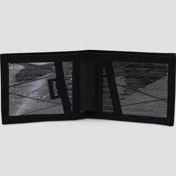 кошелек двойного сложения Vanguard из коллаборации с Flowfold Backcountry, синий