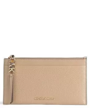 Кошелек Empire из зернистой яловой кожи Michael Kors, коричневый