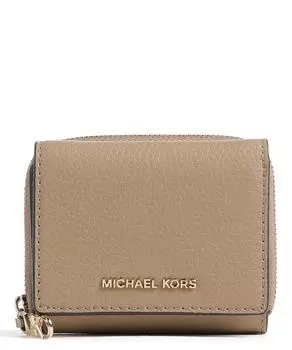 Кошелек Empire из зернистой яловой кожи Michael Kors, бежевый