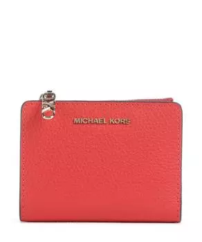 Кошелек Empire из зернистой яловой кожи Michael Kors, красный