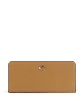 Кошелек Essential из мелкозернистой кожи Coach, коричневый