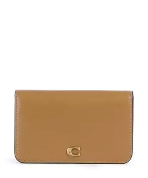 Кошелек Essential из мелкозернистой яловой кожи. Coach, коричневый