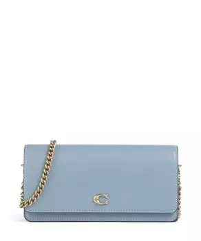 Кошелек Essential из телячьей кожи Coach, голубой