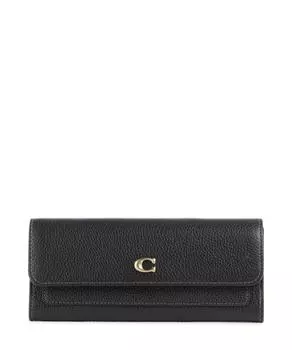 Кошелек Essential из зернистой коровьей кожи Coach, черный