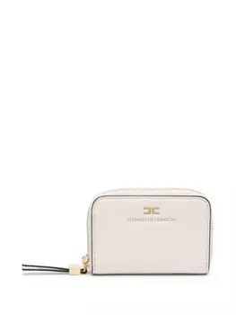 Кошелек Essential с тисненым логотипом Elisabetta Franchi, бежевый