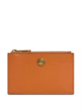 Кошелек ETRO Pegaso с аппликацией, оранжевый