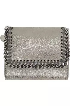 Кошелек Falabella с клапаном маленький Stella Mccartney, серый