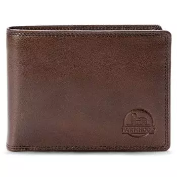 Кошелек Farmhood Memphis RFID Schutz Leder 12.5 см, темно-коричневый