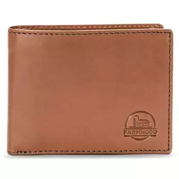 Кошелек Farmhood Nashville RFID Schutz Leder 13 см, коричневый