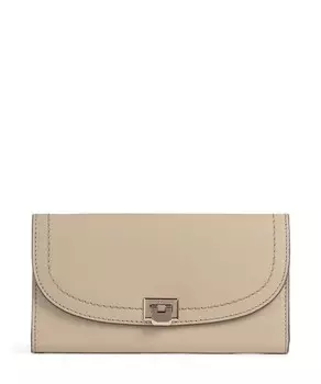 Кошелек federica rfid из мелкозернистой яловой кожи The Bridge, бежевый