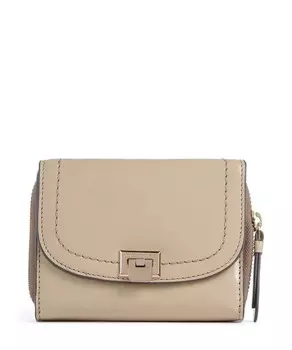 Кошелек federica rfid из мелкозернистой яловой кожи The Bridge, бежевый