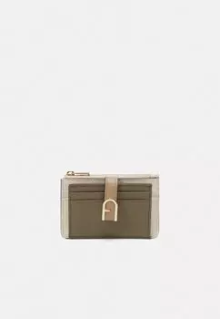 Кошелек FLOW CARD CASE Furla, цвет sage/greige/marshmallow