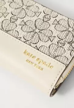 Кошелек FLOWER SMALL SLIM BIFOLD kate spade new york, молочный