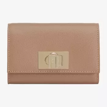 Кошелек Furla 1927 M Compact, серо-бежевый