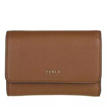 Кошелек furla babylon s compact wallet trifold cognac h Furla, коричневый