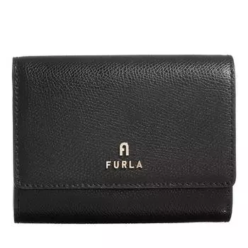 Кошелек furla camelia m compact wallet flap Furla, черный