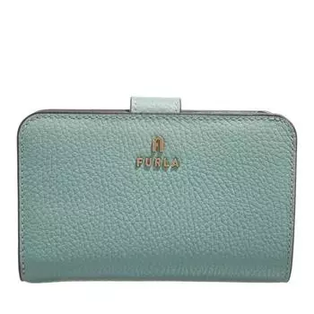 Кошелек furla camelia m compact wallet mineral Furla, зеленый