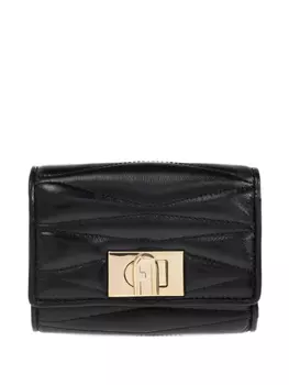 Кошелек Furla с застежкой-кнопкой, черный