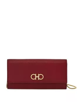 Кошелек Gancini на цепочке Ferragamo, красный