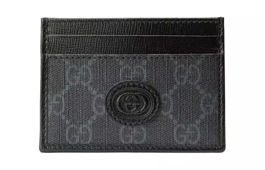 Кошелек GG-canvas Logo-patch Cardholder GUCCI