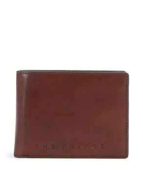 Кошелек Giacomo из мелкозернистой коровьей кожи The Bridge, коричневый
