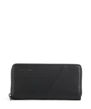 Кошелек gigi edda из телячьей кожи наппа с оптикой теленка Liebeskind, черный