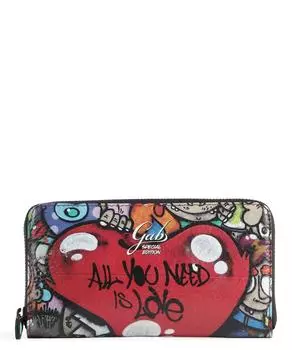 Кошелек GMONEY17 из зерненой телячьей кожи Gabs, мультиколор