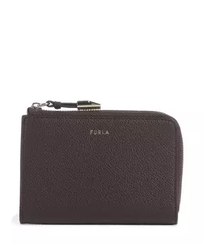 Кошелек goccia m из зерненой кожи Furla, коричневый