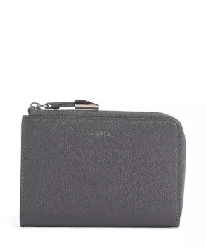 Кошелек goccia m из зерненой кожи Furla, серый