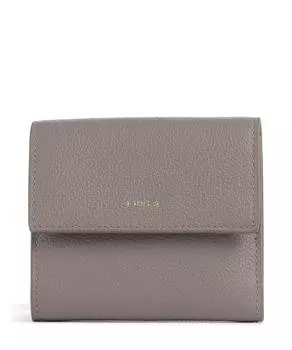 Кошелек Goccia m из зернистой кожи Furla, коричневый