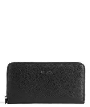 кошелек Gondola из зерненой кожи Brics, черный