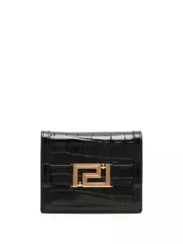 Кошелек Greca Goddess VERSACE, черный