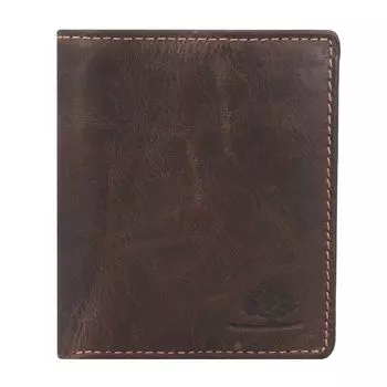 Кошелек Greenburry Tornado RFID Schutz Leder 9 см, цвет teak brown