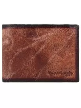 Кошелек Greenland Nature Mascu & Line Geldbrse RFID Leder 10 cm, коричневый