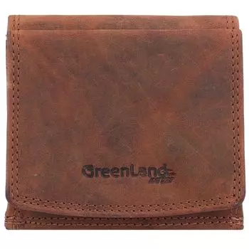 Кошелек Greenland Nature Montenegro RFID Leder 10 см, коричневый
