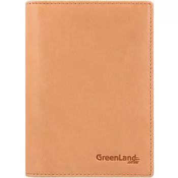 Кошелек Greenland Nature Soft Colour Reisepassetui RFID Leder 12 см, цвет mandarine