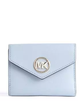 Кошелек Greenwich из зернистой яловой кожи Michael Kors, синий