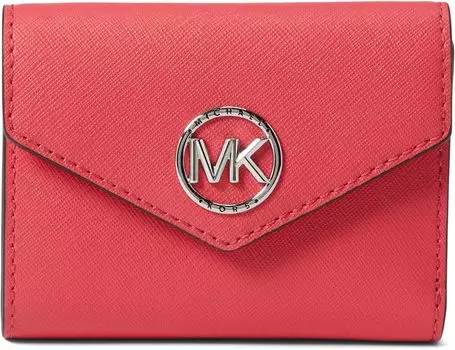 Кошелек Greenwich Medium Envelope Trifold MICHAEL Michael Kors, цвет Geranium