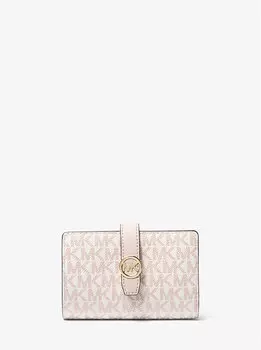 Кошелек Greenwich среднего размера с застежкой-молнией и логотипом Michael Kors, мультиколор